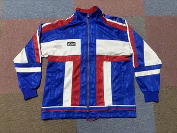 90s asics 저지 파랑 일본제