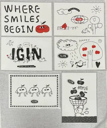 IGIN 엽서 BTS JIN 진