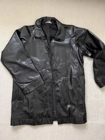 moussy 가죽 코트