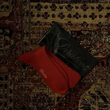 paraboot 울 삭스 빨간색 25-27cm 새상품