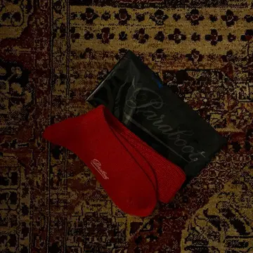 paraboot 울 삭스 빨간색 25-27cm 새상품