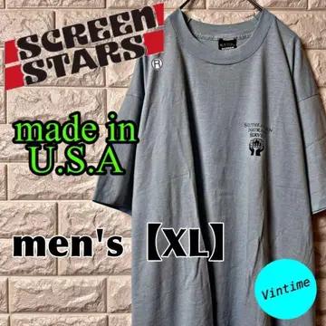 AH222 USA제 SCREEN STARS 프린트T셔츠 남성용 XL