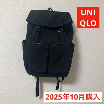 유니클로 나일론 백팩 블랙