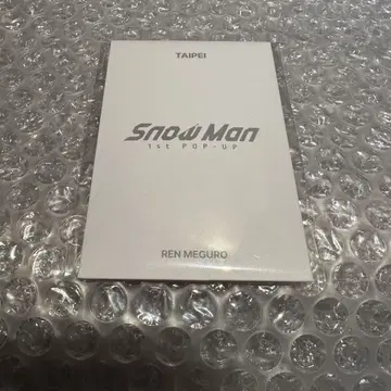 Snow Man 팝업 메구로 렌 포토 카드