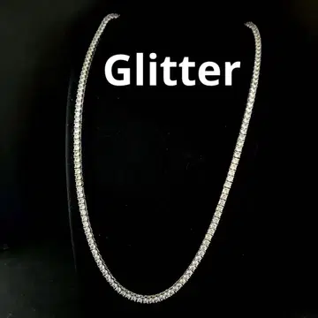 Glitter 글리터 테니스 체인 목걸이