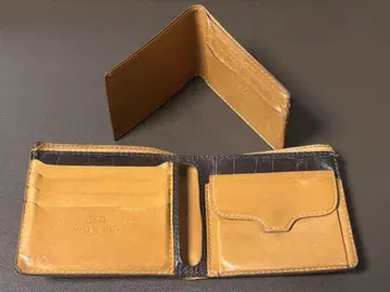 페리지 악어 엠보싱 접이식 지갑 카드 홀더 포함