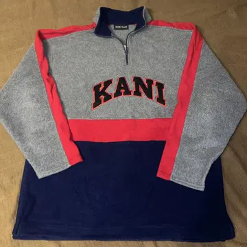 KARL KANI 플리스 하프 지퍼