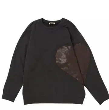 NKNIT pattern pullover sweat 하트 맨투맨