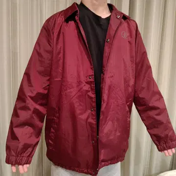볼컴 나일론 자켓 버건디