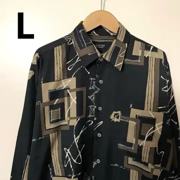 구제 의류 패턴 셔츠 L