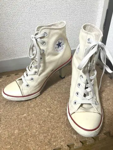 레어 CONVERSE ALL STAR 하이힐 스니커즈