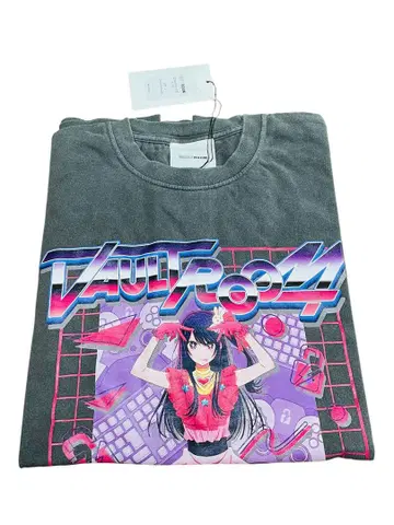 vaultroom 최애의 아이 AI TEE 차콜 L 사이즈