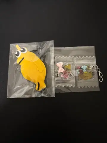 난j 봉제 인형 스트랩 플라스틱 판 스트랩 3종 세트 키링