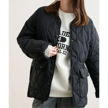 [저널 스탠다드 2023년 모델] 퀼팅 블루종 블랙