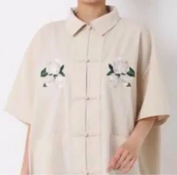 jouetie 차이나 블라우스 아이보리