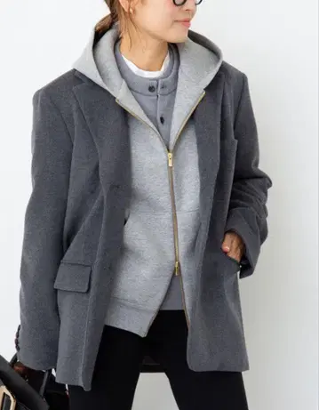 Deuximeclasse 그레이 자켓 Dad Jaket Coat