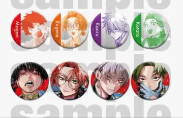 팬텀 버스터즈 캔뱃지 파보테리아 8종 컴플리트 세트