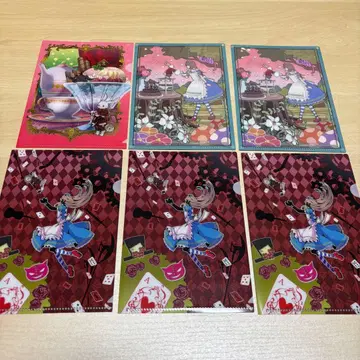 [퀸 로제] 하트의 나라의 앨리스 클리어 파일 6장 세트