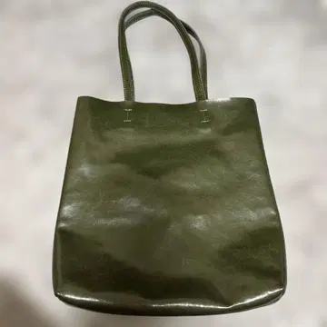 올리브 그린 토트백