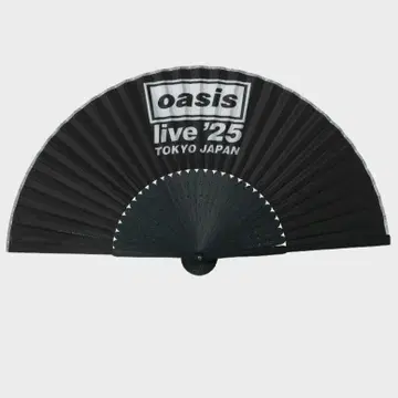 한정품! oasis live '25 부채 오아시스 라이브