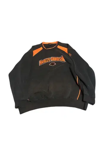 HARLEY-DAVIDSON 트레이닝복 XL 블랙/오렌지