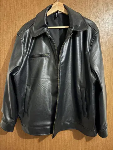 H&M 페이크 가죽 자켓