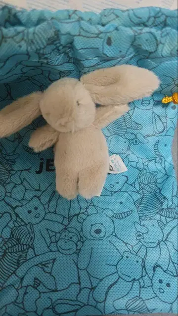 jelly cat 토끼 봉제 인형 키링 포함