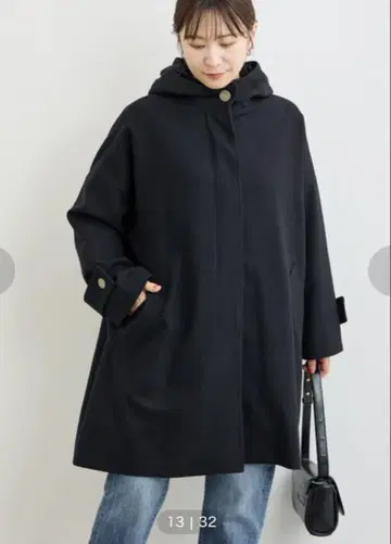저널 스탠다드 별주, 새상품 트래디셔널 웨어, 블랙 울 코트
