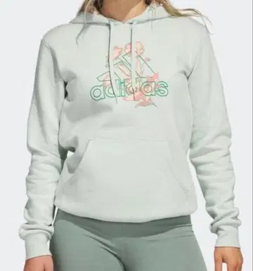 adidas 후드티 꽃무늬