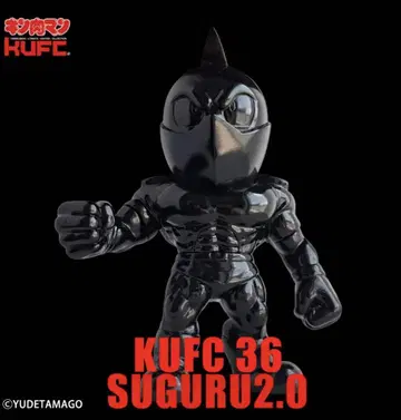 KUFC 킨콜레 36 근육맨 스구루 2.0 전투복 페이스 가드 블랙