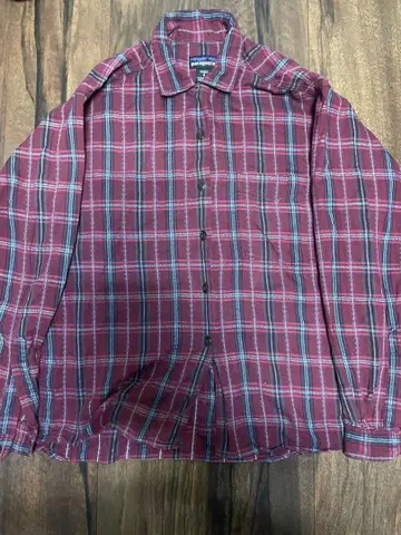 90s 눈 없는 택 patagonia 긴팔 셔츠