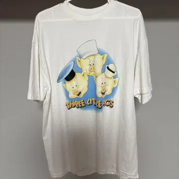 Three Little Pigs T셔츠 90s 빈티지