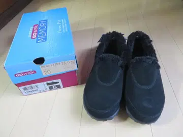 미사용 새상품 스케쳐스 여성용 모카신 블랙 23cm