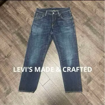 LEVI'S MADE & CRAFTED 다크 블루 스트레이트 데님 25