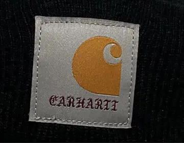 CARHARTT 블랙 니트 모자 비니 니트 캡