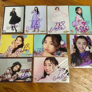 초도키메키 선전부 안 쥬리아 사인 포함 브로마이드 9장