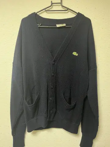 Lacoste 네이비 가디건