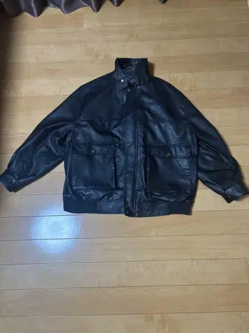 MONO-MART 블랙 가죽 자켓 L 사이즈