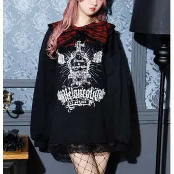 NOEMIE 노에미 리본 고딕 튜닉 지뢰계