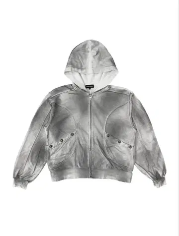 ROSEN KREUZ 그레이 집업 후드티/24aw