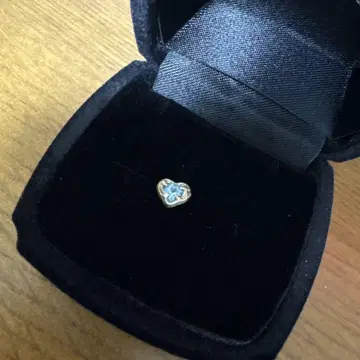 라니 본 하트 귀걸이 14G