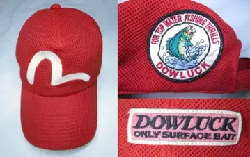 EVISU 메쉬 캡 DOWLUCK 도락 배스 낚시 블랙배스