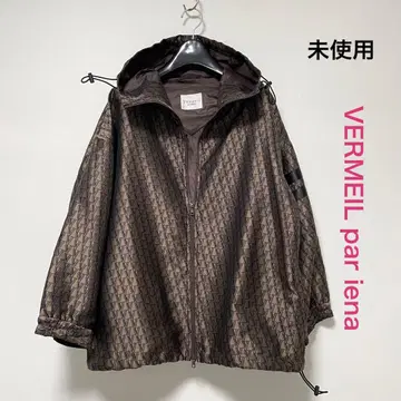 미사용 르메이유 퍼 이에나 VERMEIL 자카드 블루종