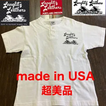랑그리츠 레더스 made in USA 헨리넥