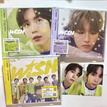 NCTWISH WISH 초회 생산 한정판 CD 리쿠 재희 트레이딩 카드