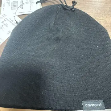 Carhartt 블랙 니트 모자