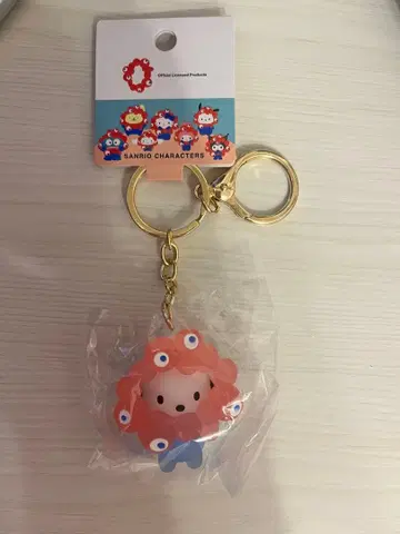 새상품 산리오 미야쿠미야쿠 콜라보 클리어 키링 포차코 오사카 만박