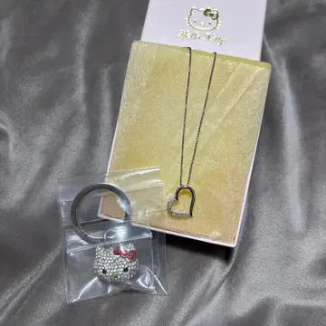 [ 헬로키티 ] 오픈 하트 목걸이