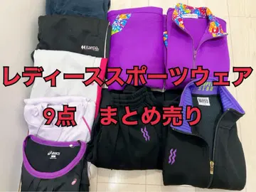 여성용 스포츠 웨어 운동복 9종 세트 Kaepa asics 헬스장 상의