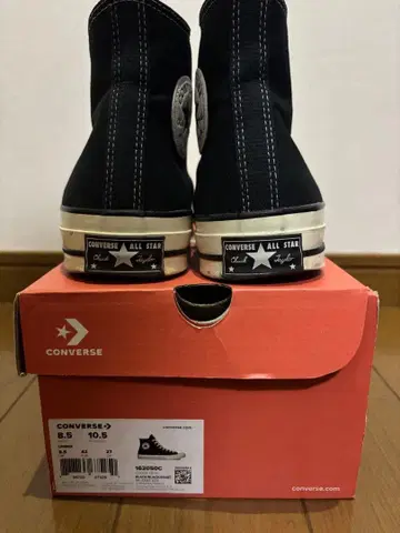 CT70 하이컷 CONVERSE ALL STAR 8.5 블랙